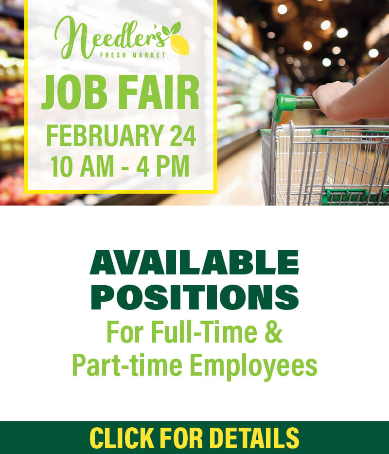 Job Fair Needlers Pendleton February 24th 2023 from 10 am to 4 pm